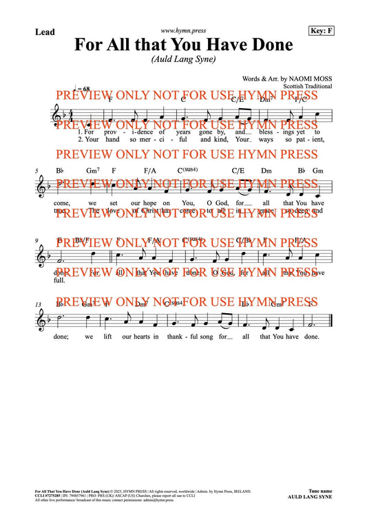 hymnpress sheetmusic naomimoss irish hymns songwriter hymnwriter