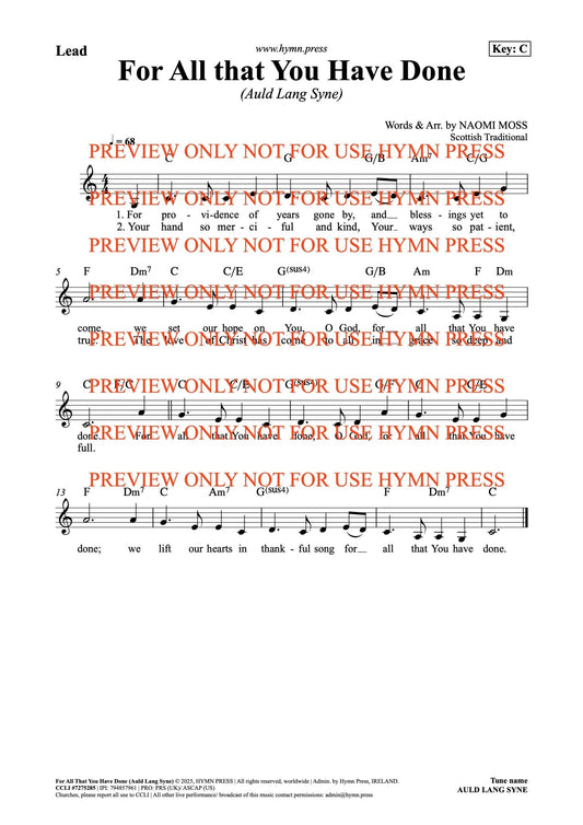 hymnpress sheetmusic naomimoss irish hymns songwriter hymnwriter