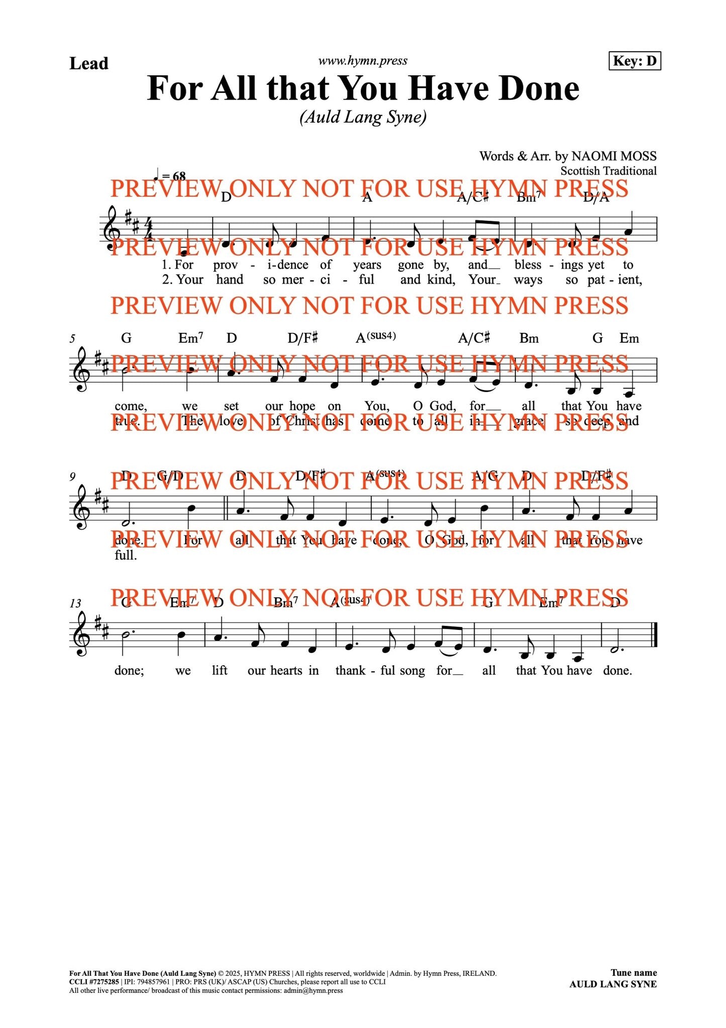 hymnpress sheetmusic naomimoss irish hymns songwriter hymnwriter