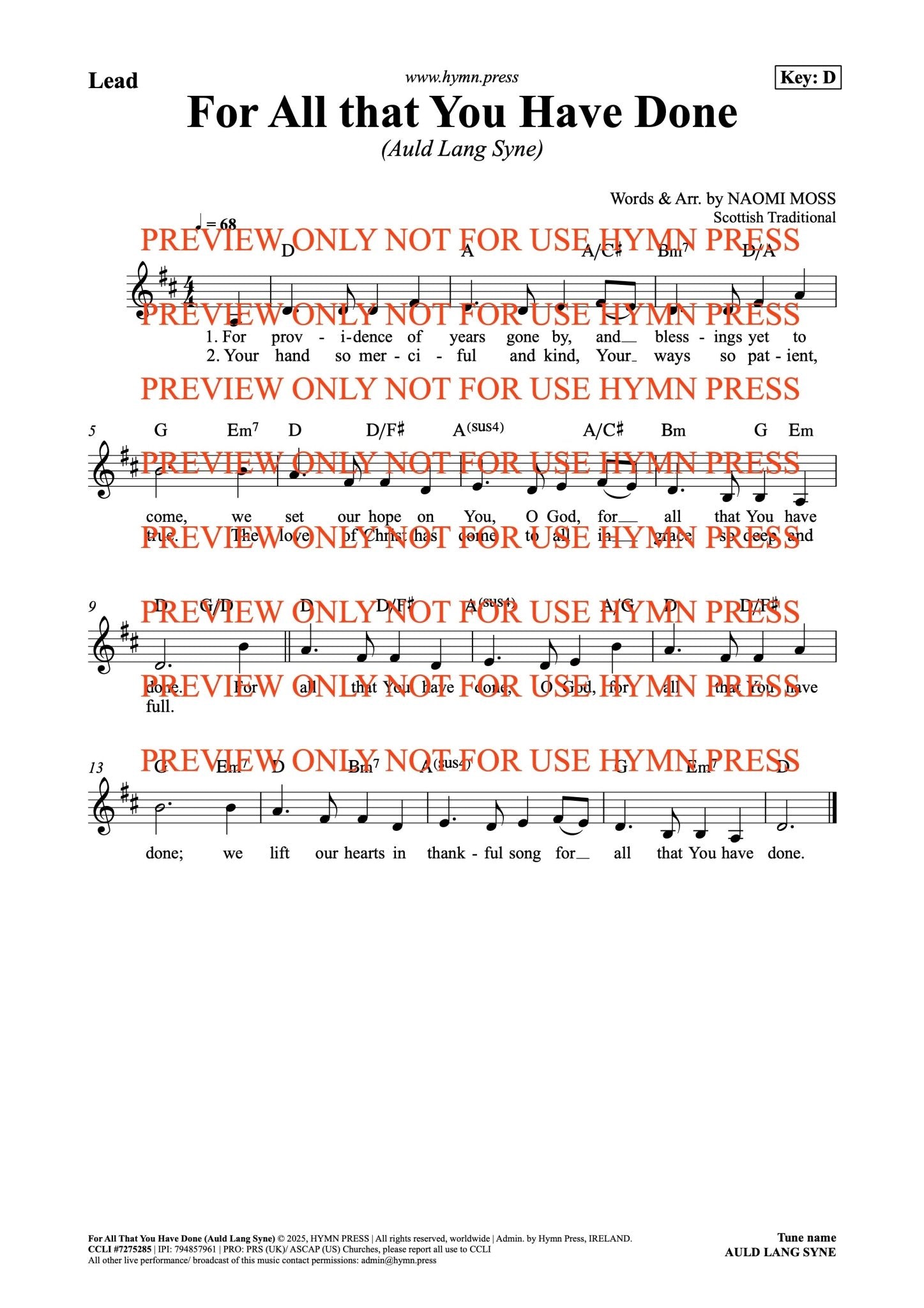 hymnpress sheetmusic naomimoss irish hymns songwriter hymnwriter