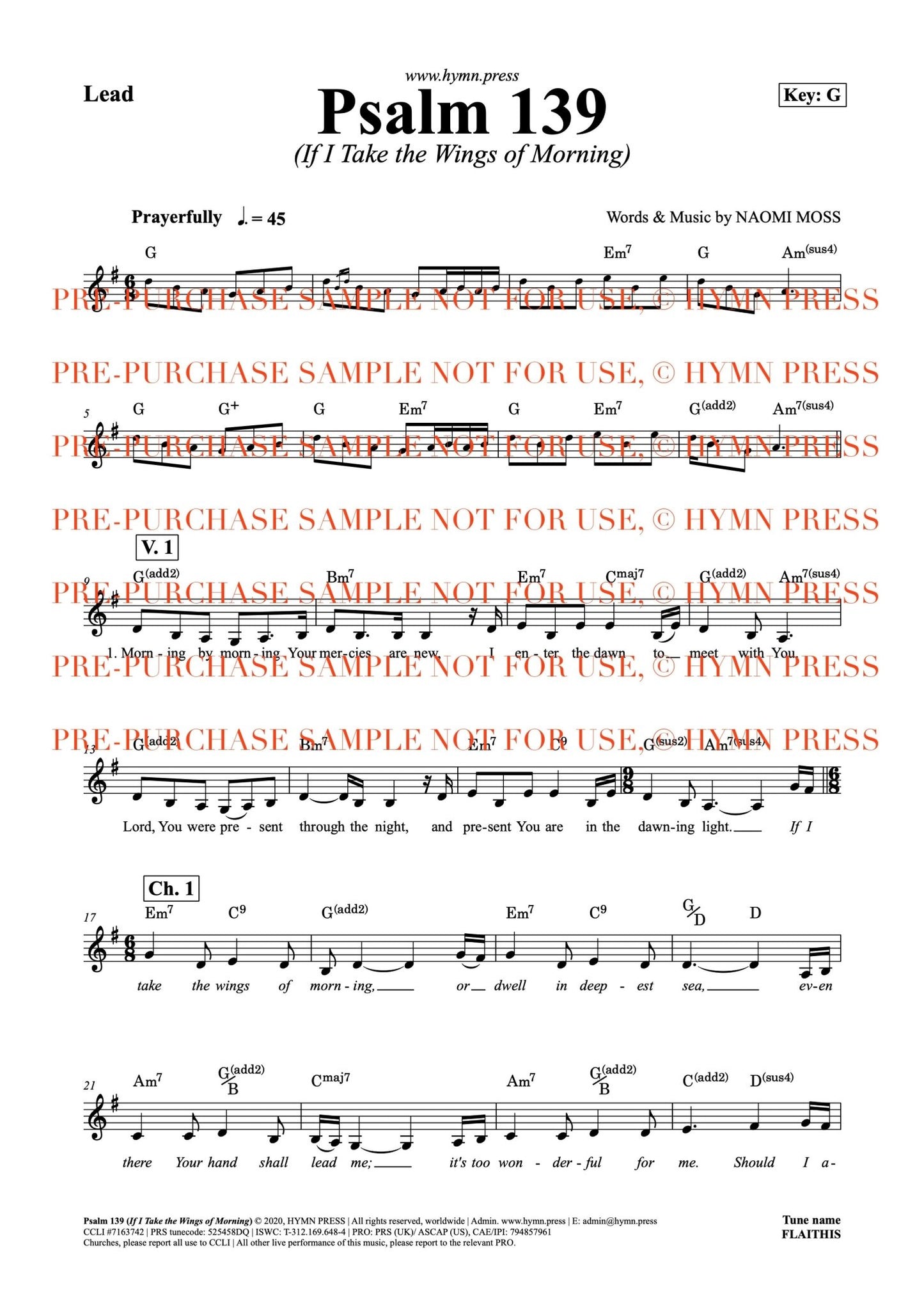 hymnpress sheetmusic naomimoss irish hymns songwriter hymnwriter